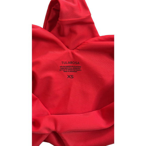 TULAROSA‎ CLAUDIA ONE PIECE SWIMSUIT SIZE XS RED - Picture 7 of 7